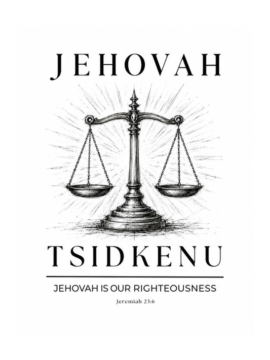 The Jehovah Series scripture insert card card tsidkenu