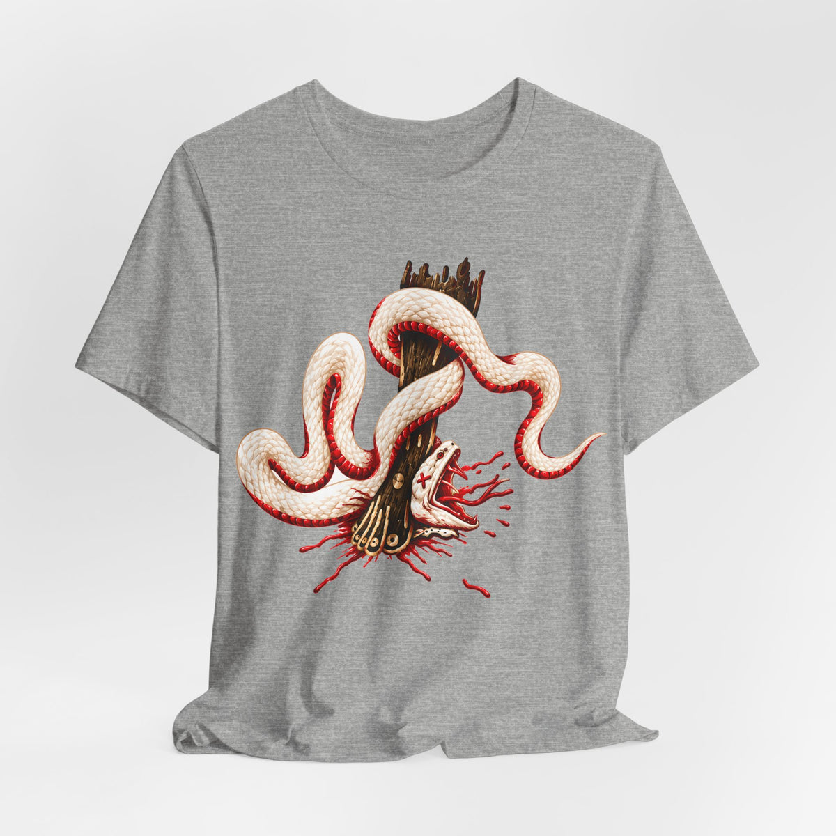 Bronze Serpent on the Pole Tee | Numbers 21 Scripture Shirt | Yah's Covenant