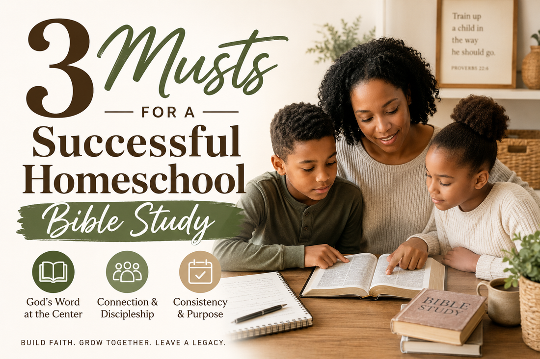 3 Musts for a Successful Homeschool Bible Study