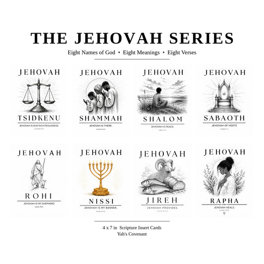 The Jehovah Series scripture insert card jehovah series sheet 2000