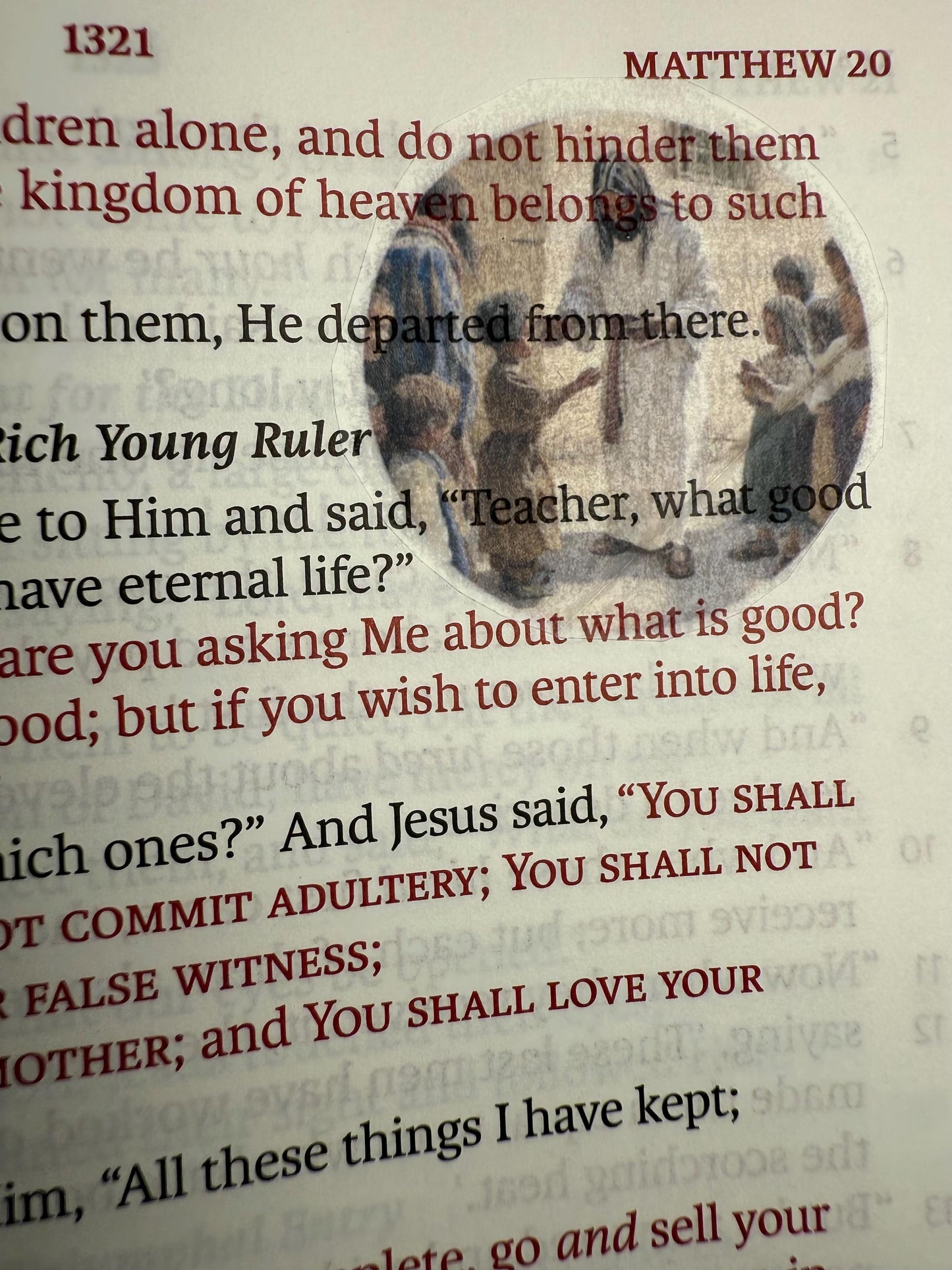 Mini Bible Stickers - New Testament Scripture Stickers