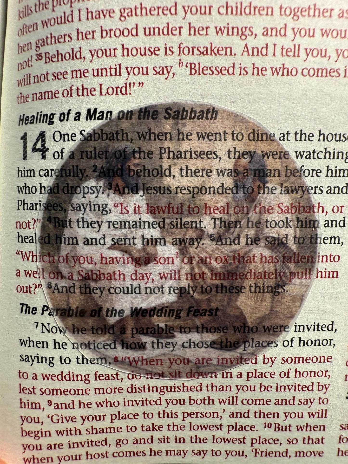 Jesus Christ Parables and Miracles - Clear Scripture Stickers