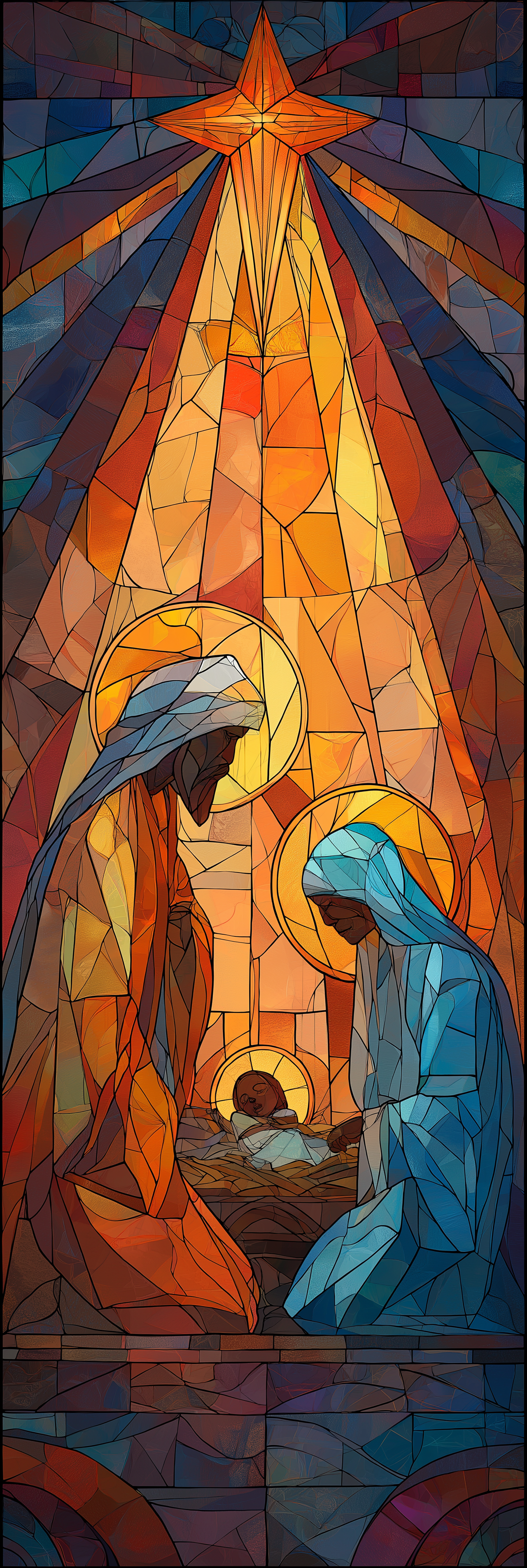 Stained Glass Transparent Bookmark Set 2 - Christian Scripture Bookmarks