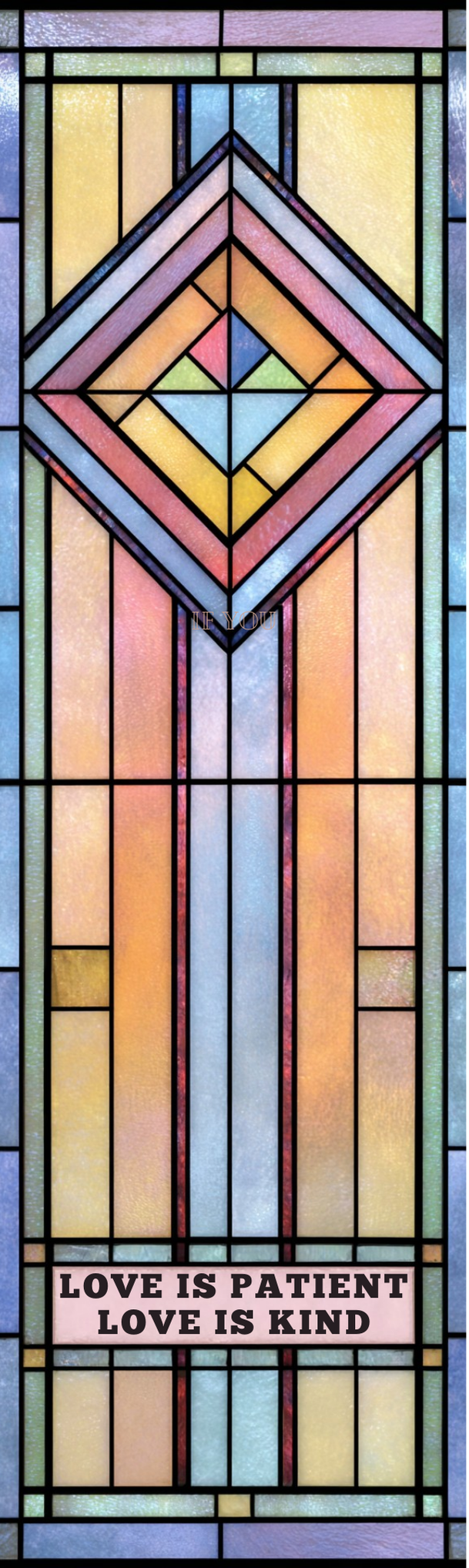 Stained Glass Transparent Bookmark Set 2 - Christian Scripture Bookmarks