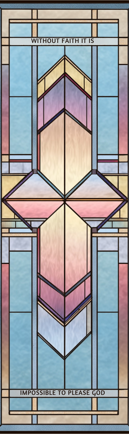 Stained Glass Transparent Bookmark Set 2 - Christian Scripture Bookmarks