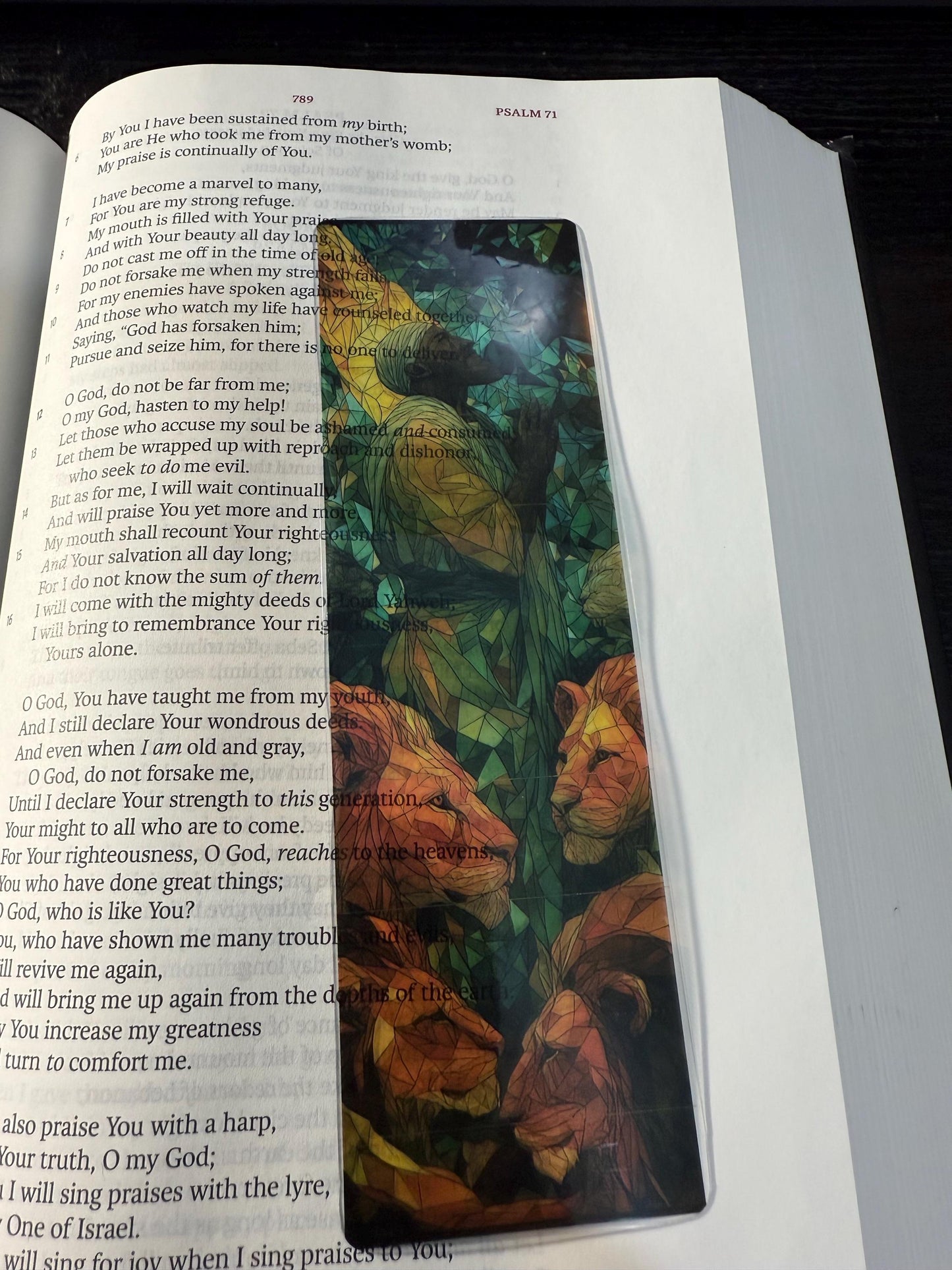 Stained Glass Transparent Bookmark Set 2 - Christian Scripture Bookmarks