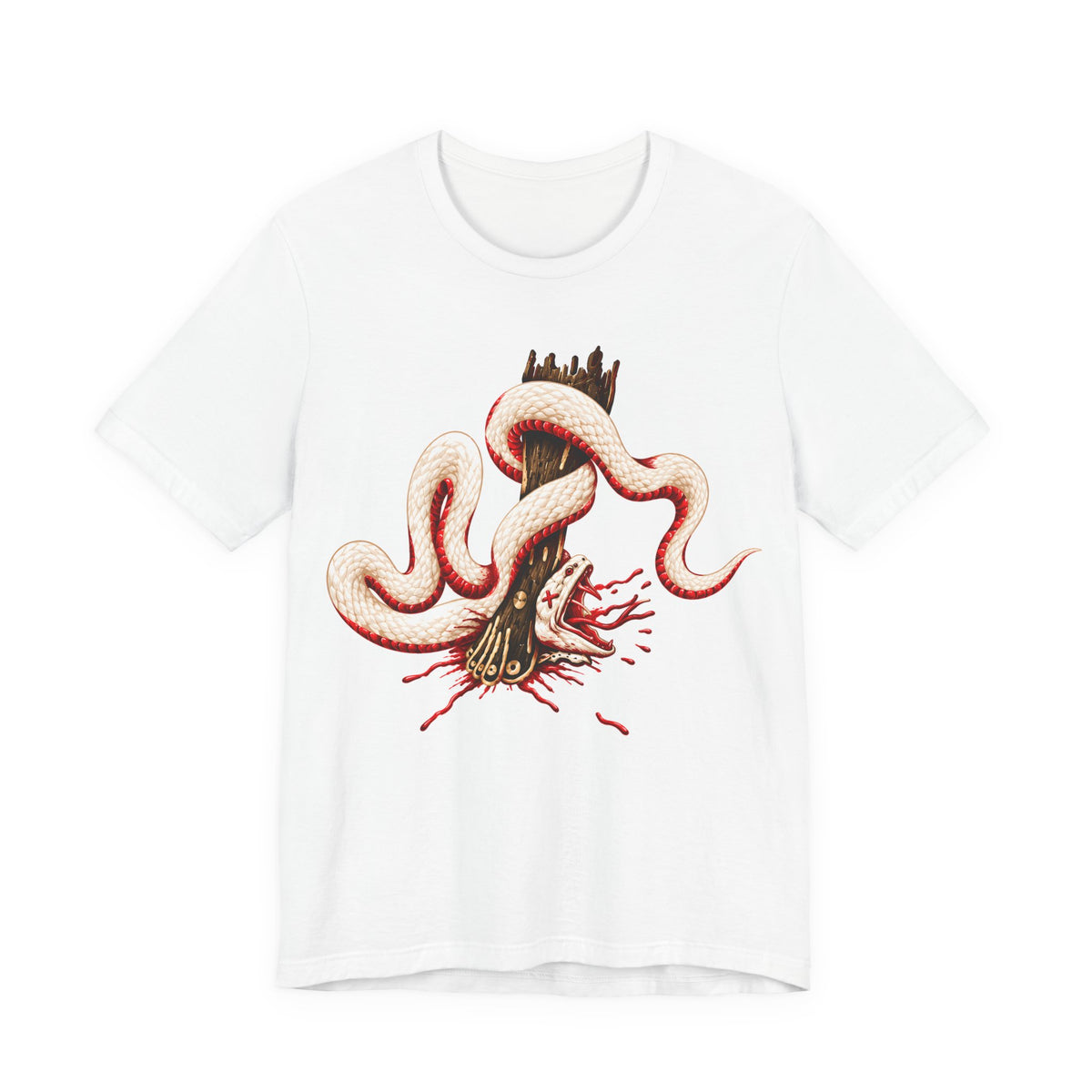 Bronze Serpent on the Pole Tee | Numbers 21 Scripture Shirt | Yah's Covenant