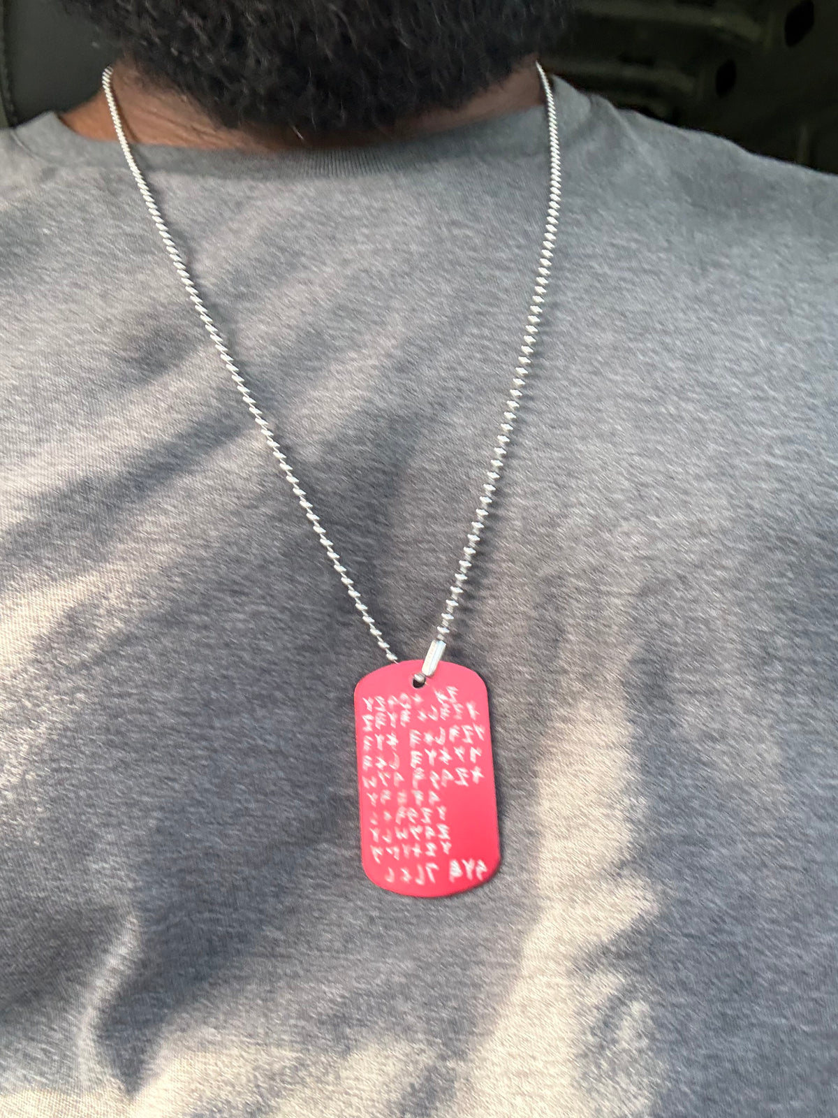 Ketef Hinnom I (KH1) Paleo Hebrew Necklace | Deuteronomy 7:9 Covenant Dog Tag
