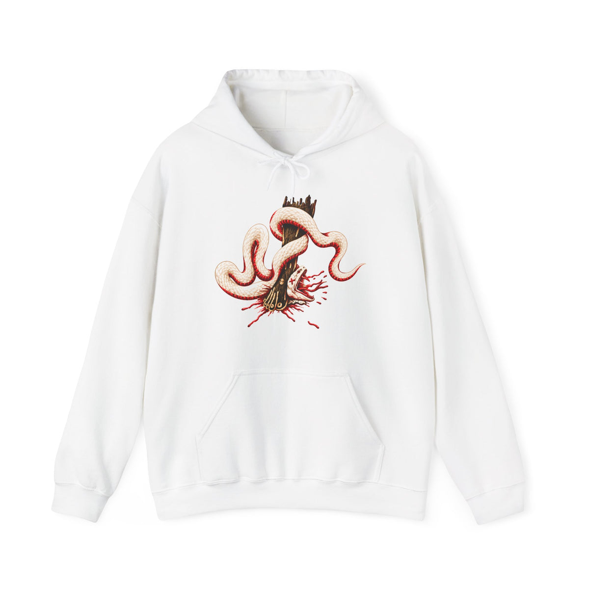 Bronze Serpent on the Pole Hoodie | Numbers 21 Scripture Hoodie | Yah's Covenant