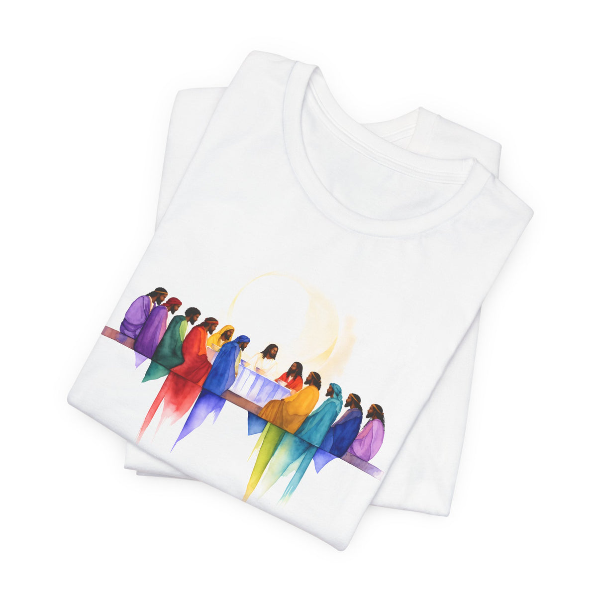 The Last Supper Watercolor Tee | Passover Table Shirt | Yah's Covenant