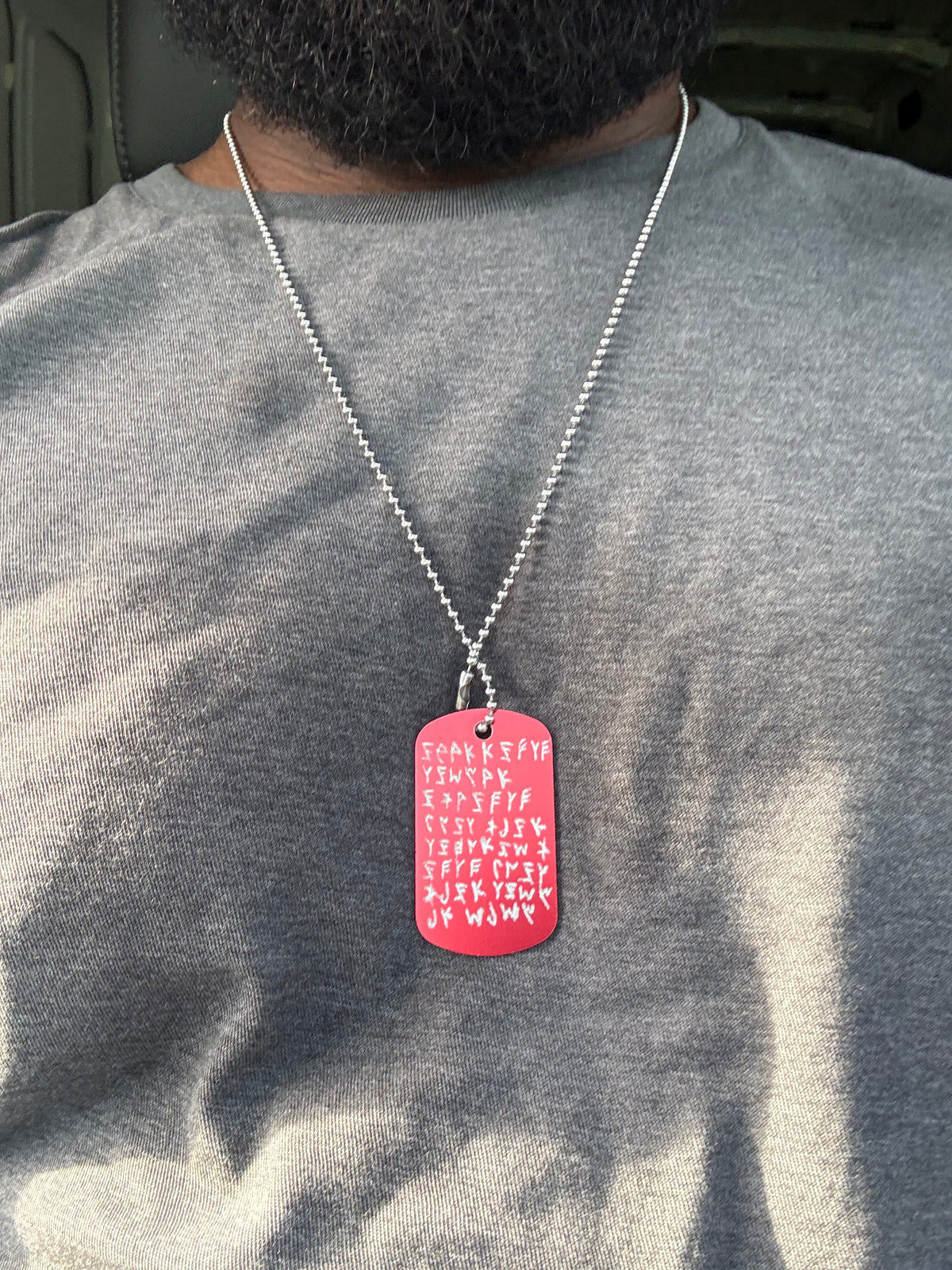Ketef Hinnom I (KH1) Paleo Hebrew Necklace | Deuteronomy 7:9 Covenant Dog Tag