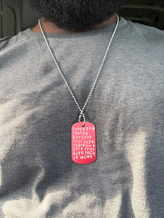 Ketef Hinnom I (KH1) Paleo Hebrew Necklace | Deuteronomy 7:9 Covenant Dog Tag