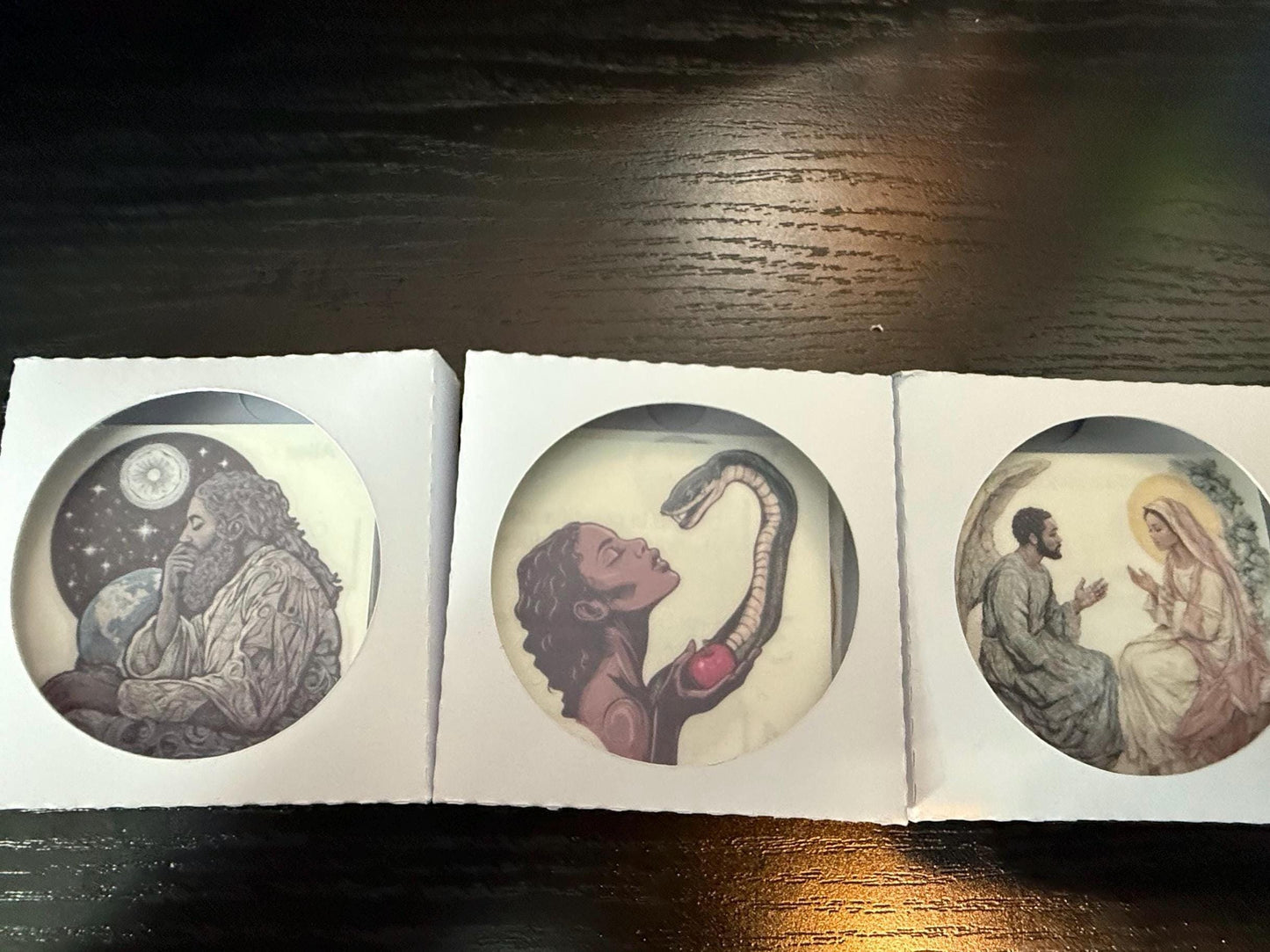 Bible Sticker Collection Set - Clear Scripture Stickers - NT, OT & Women Biblical Stories