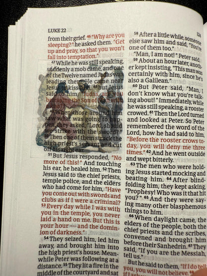 Compact Pocket New Testament with Psalms - Scripture Stickers (Precut/Standard)
