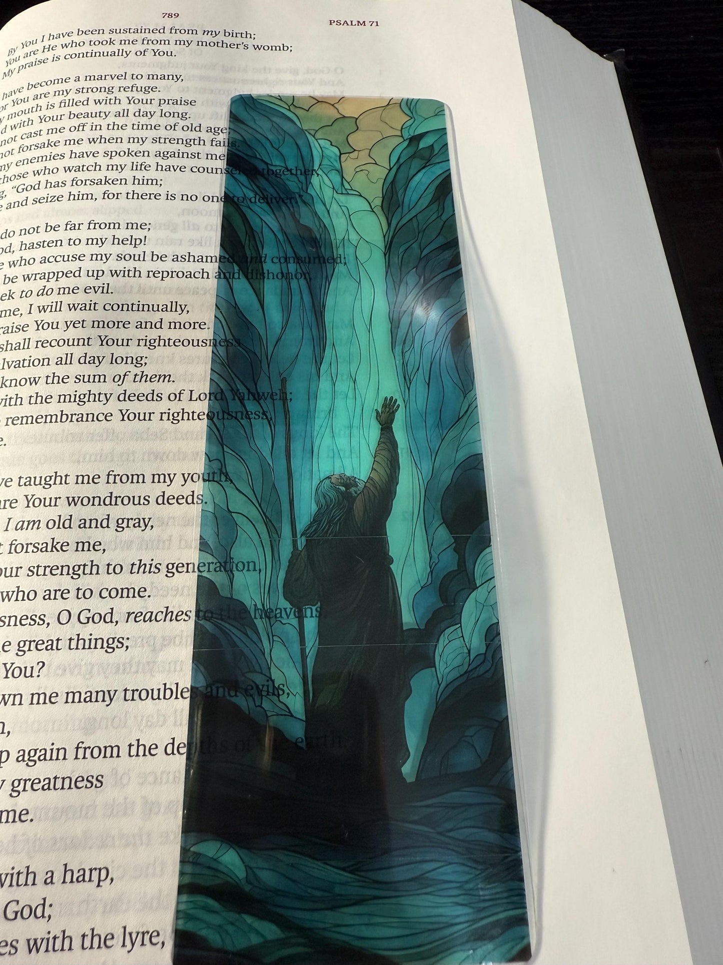 Stained Glass Transparent Bookmark Set 2 - Christian Scripture Bookmarks