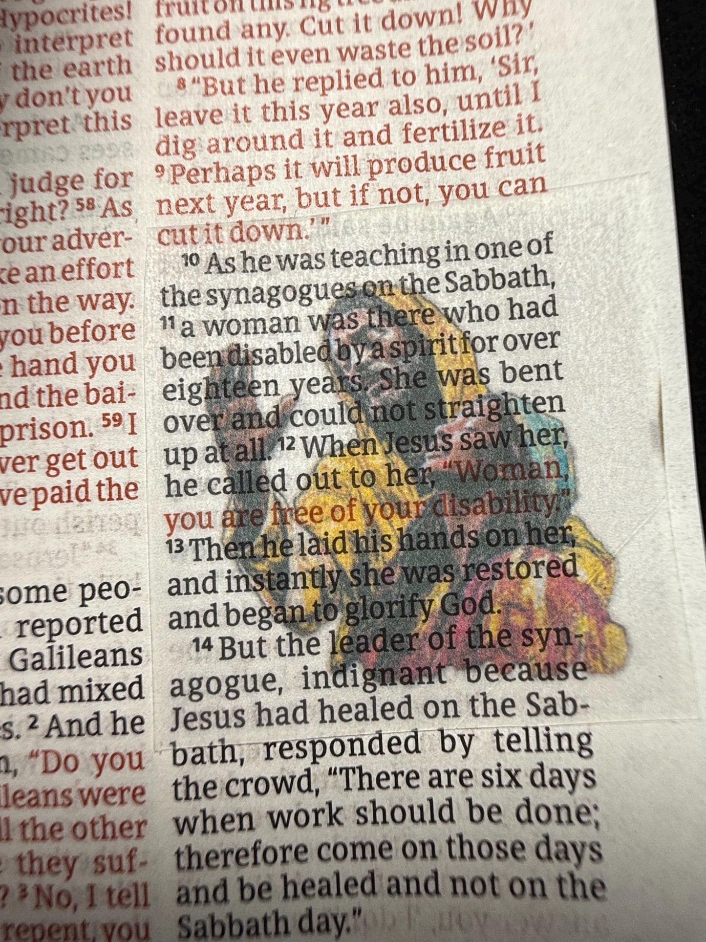 Compact Pocket New Testament with Psalms - Scripture Stickers (Precut/Standard)