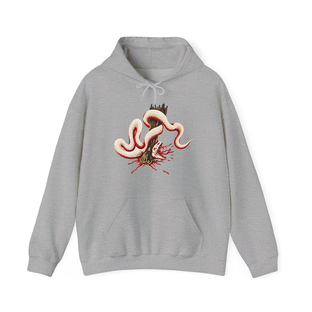 Bronze Serpent on the Pole Hoodie | Numbers 21 Scripture Hoodie | Yah's Covenant
