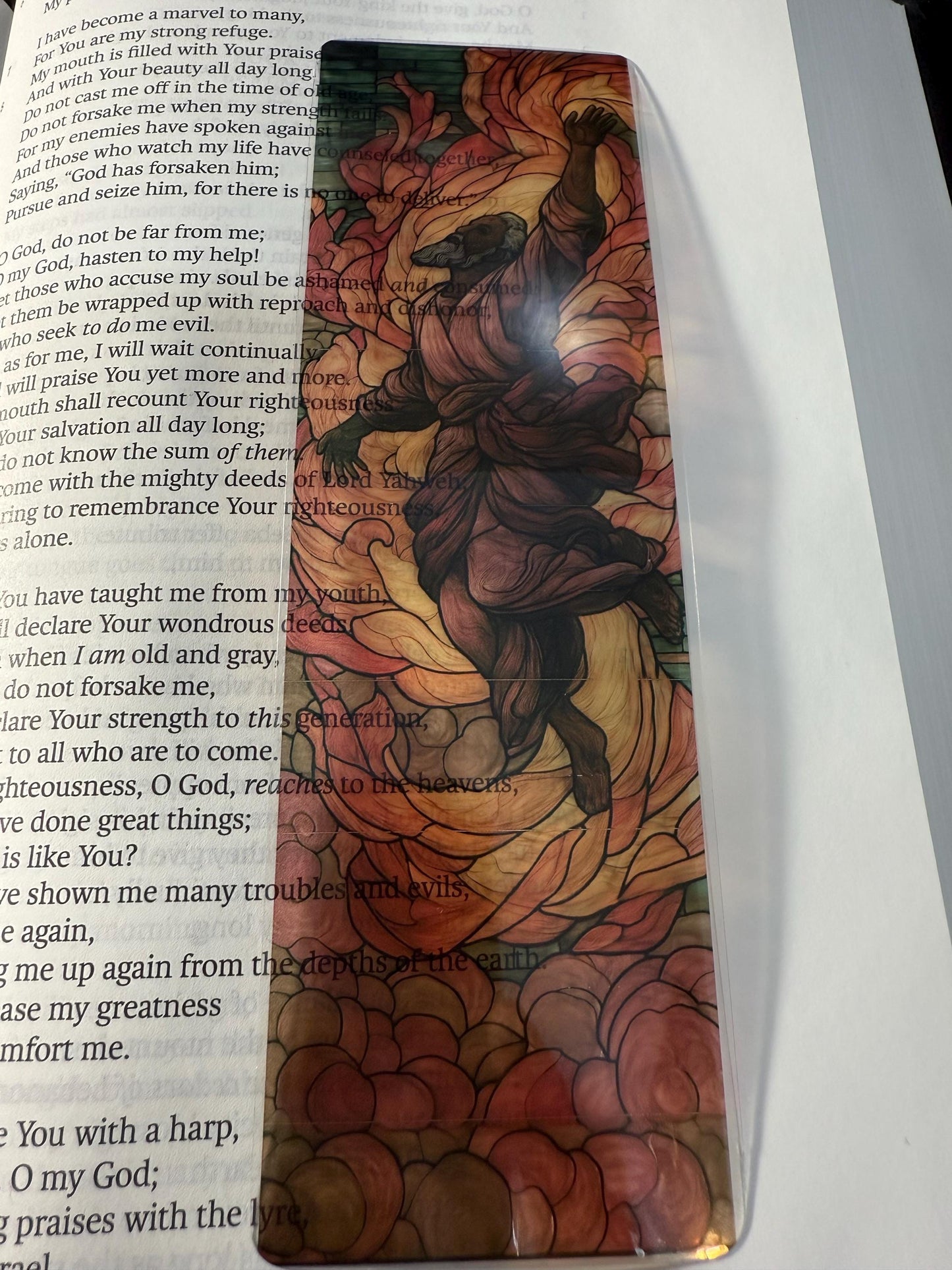 Stained Glass Transparent Bookmark Set 2 - Christian Scripture Bookmarks