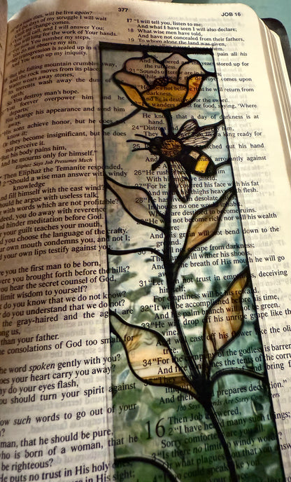 Stained Glass Transparent Bookmark - Christian Scripture Bookmarks