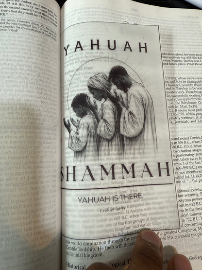 Names of Yahuah Vellum Bible Inserts, Hebrew Roots Scripture Journaling Art, Messianic Faith Gift, Israelite