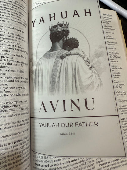 Names of Yahuah Vellum Bible Inserts, Hebrew Roots Scripture Journaling Art, Messianic Faith Gift, Israelite