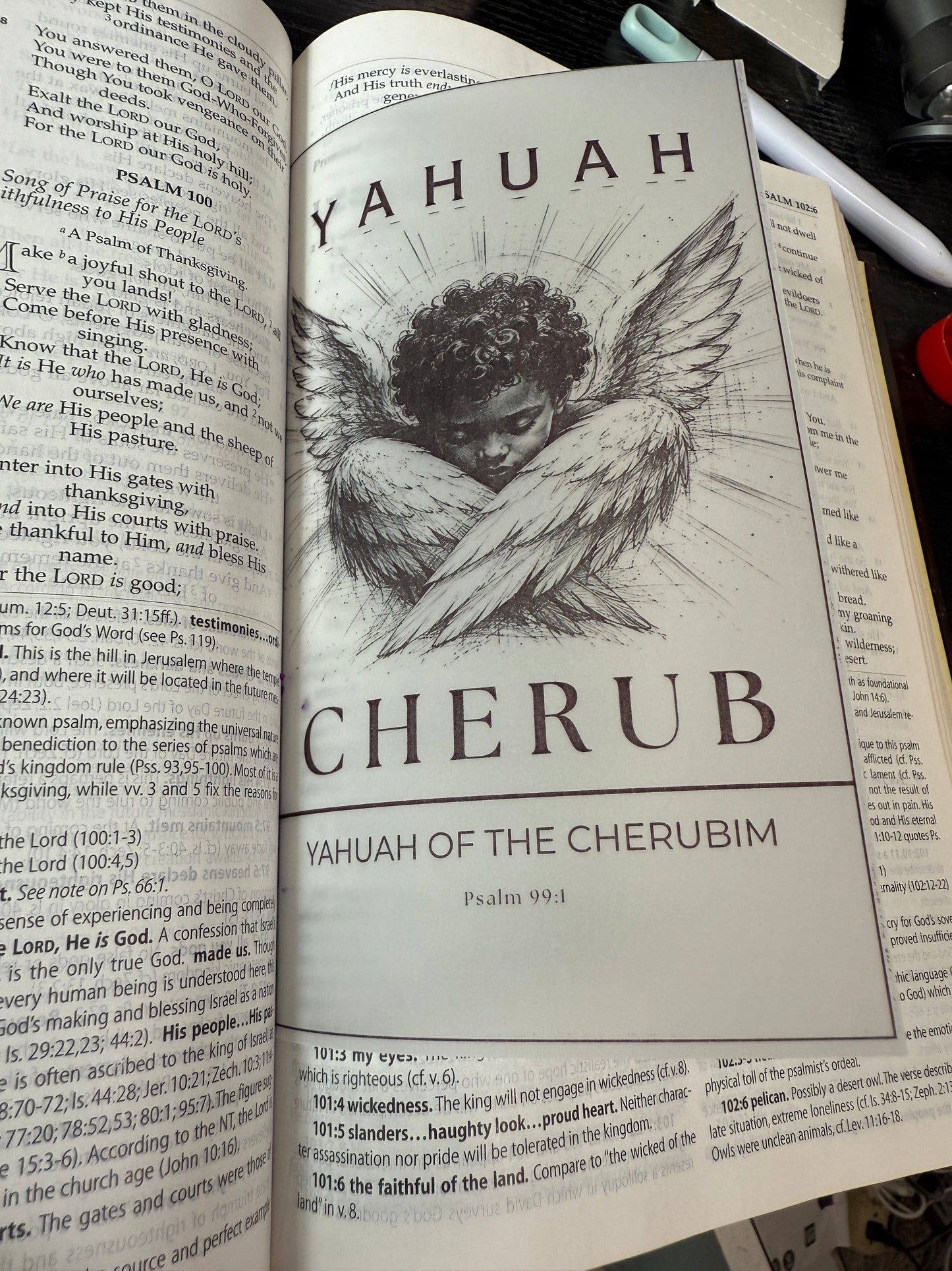 Names of Yahuah Vellum Bible Inserts, Hebrew Roots Scripture Journaling Art, Messianic Faith Gift, Israelite