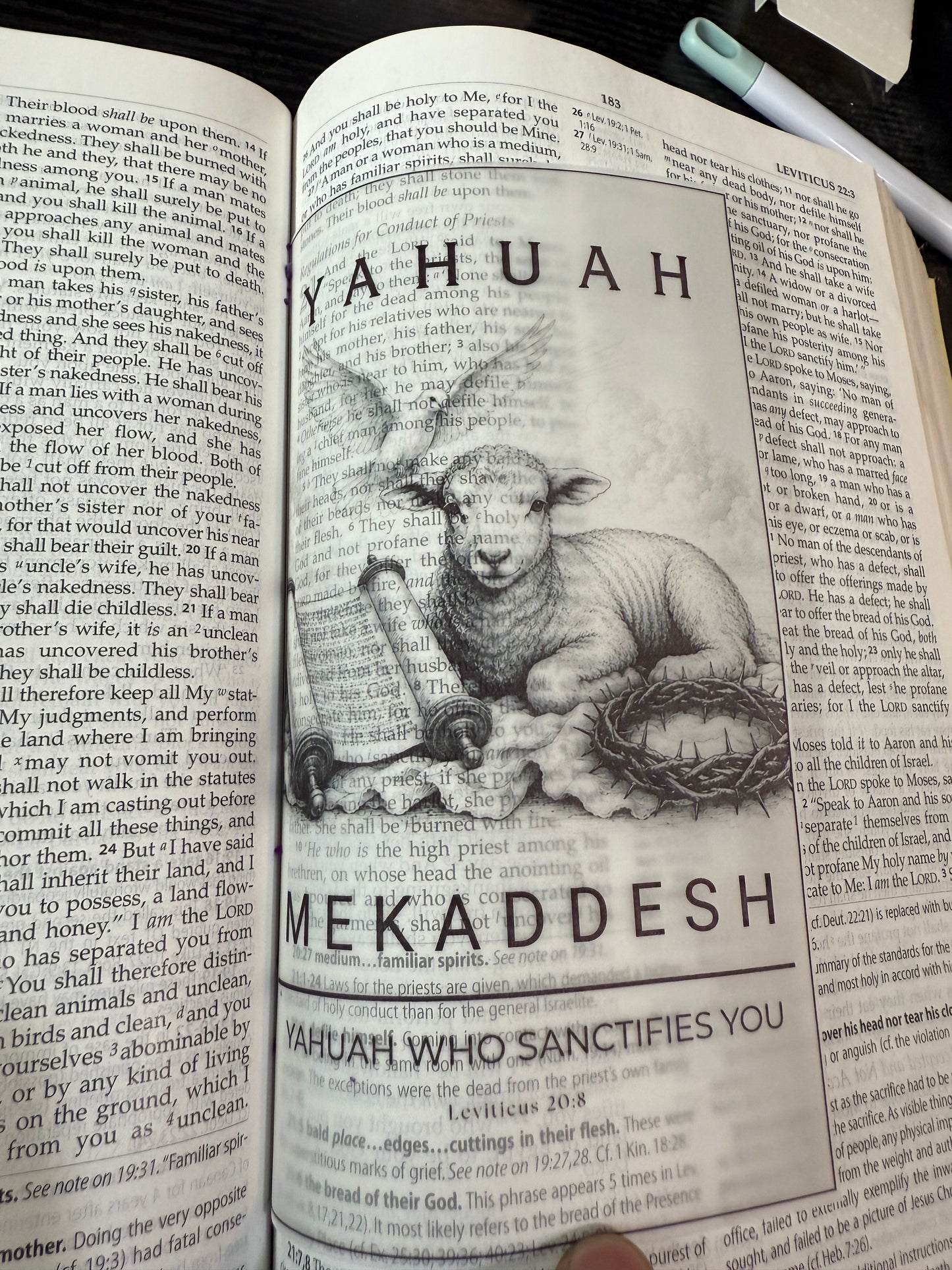 Names of Yahuah Vellum Bible Inserts, Hebrew Roots Scripture Journaling Art, Messianic Faith Gift, Israelite