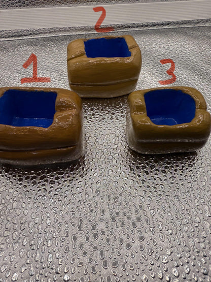 Clay Bread Scripture Card Holder – Includes 100 Bible Verses