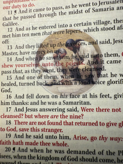 Mini Bible Stickers - Jesus Christ Parables and Miracles Scripture Stickers