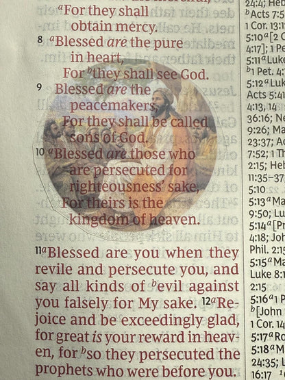 Bible Sticker Collection Set - Clear Scripture Stickers - NT, OT & Women Biblical Stories