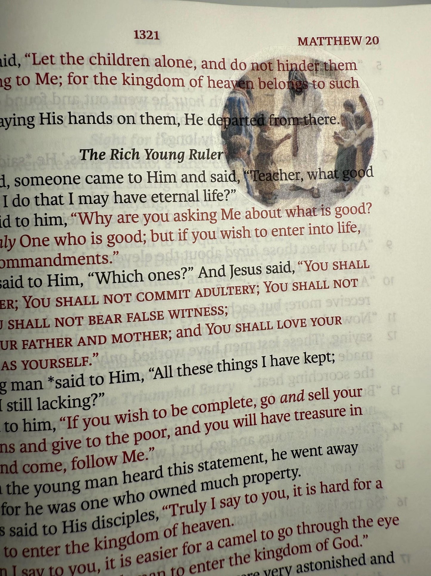 Mini Bible Stickers - New Testament Scripture Stickers