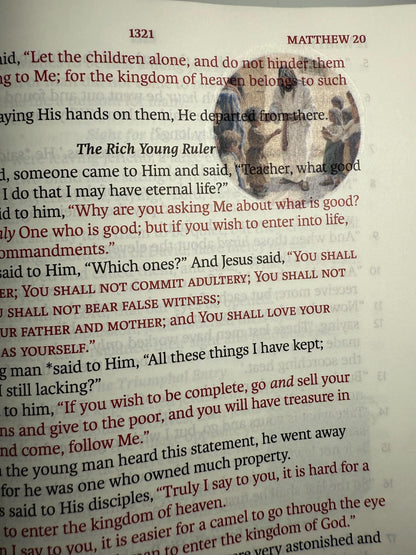 Mini Bible Stickers - New Testament Scripture Stickers