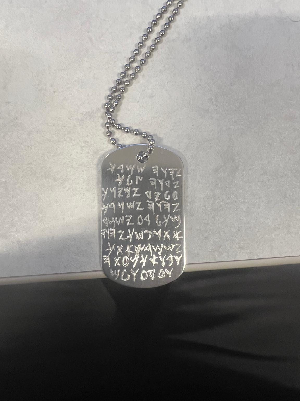 Paleo-Hebrew Blessing Necklace: Faith & Protection