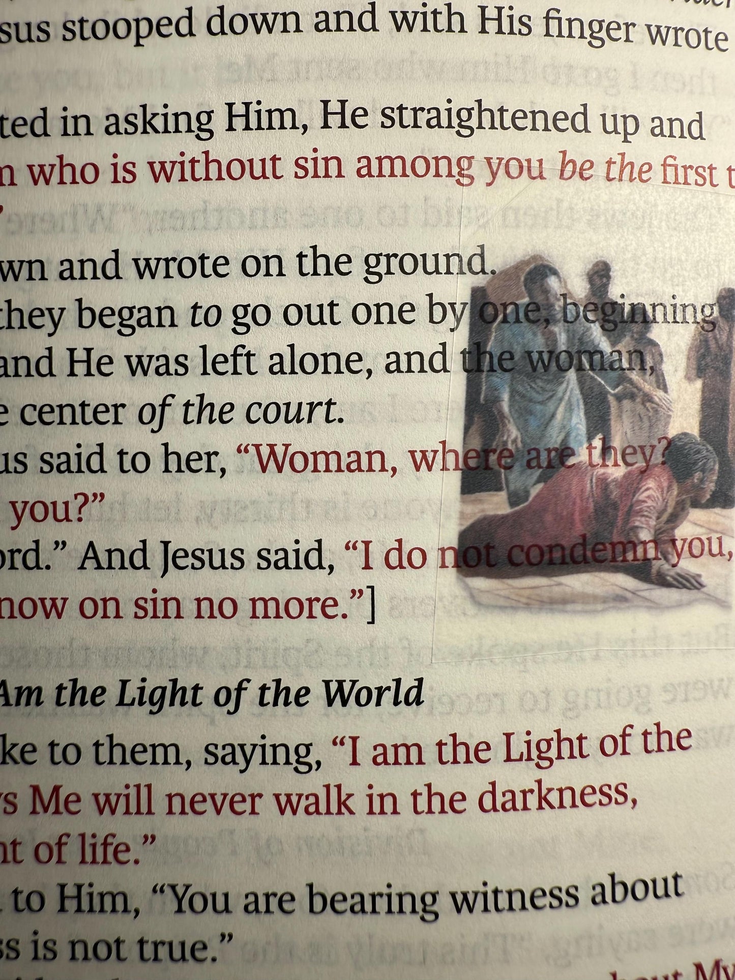 Mini Bible Stickers - Women in the Bible Scripture Stickers