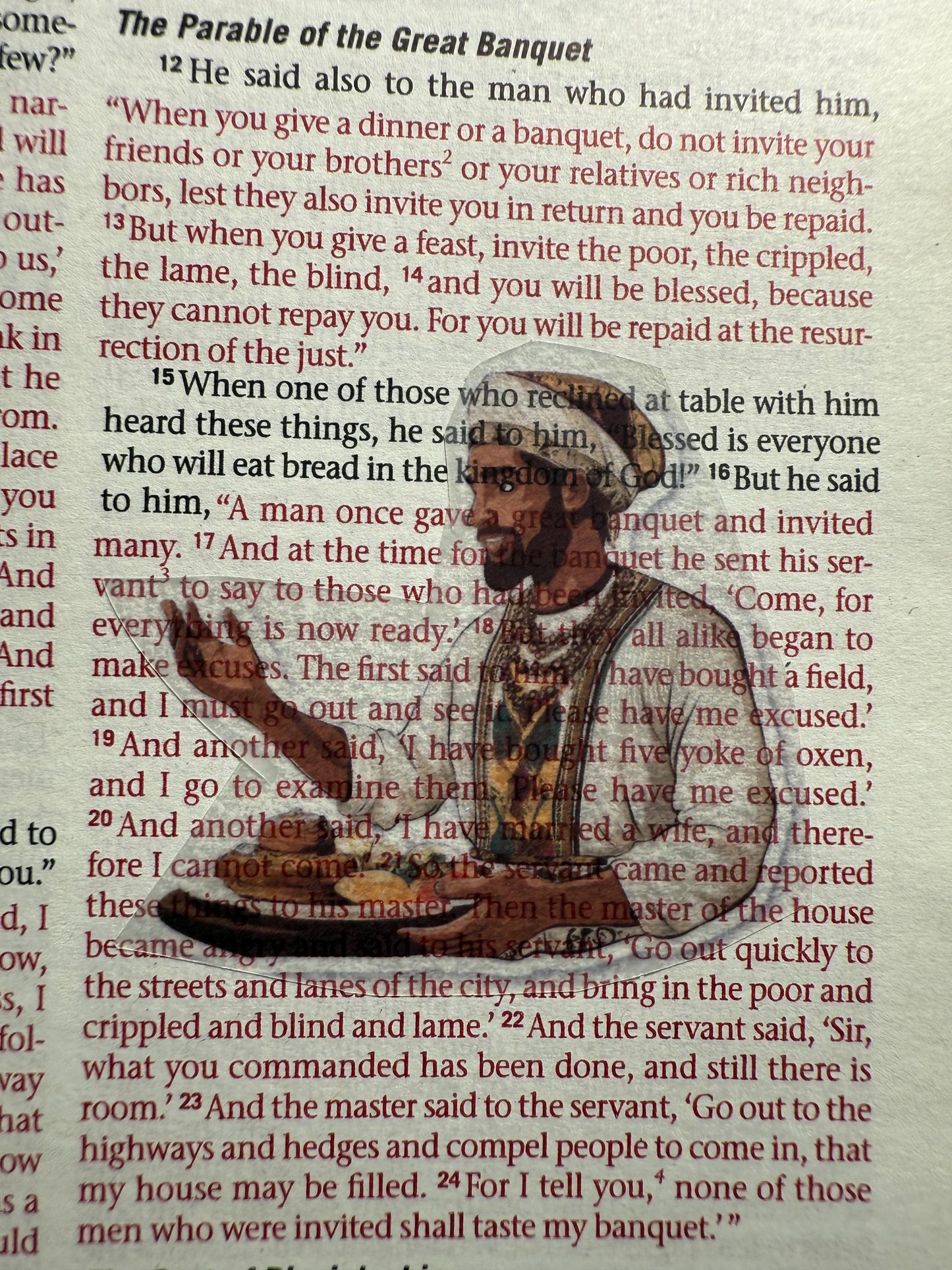 Jesus Christ Parables and Miracles - Clear Scripture Stickers