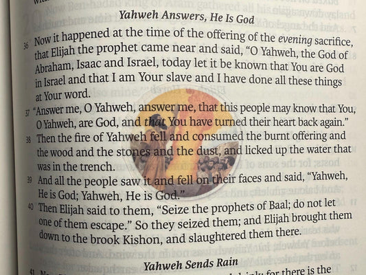 Clear Mini Bible Stickers: Old Testament Scripture, Christian Gift