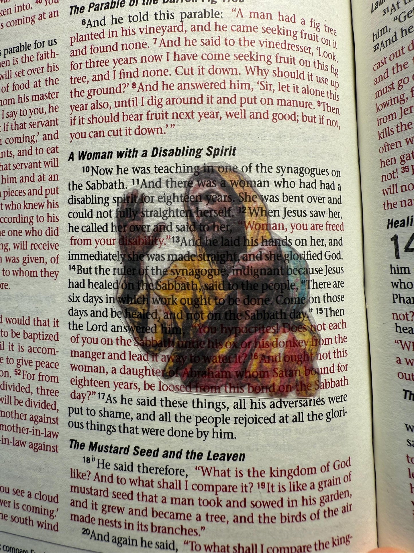 Jesus Christ Parables and Miracles - Clear Scripture Stickers