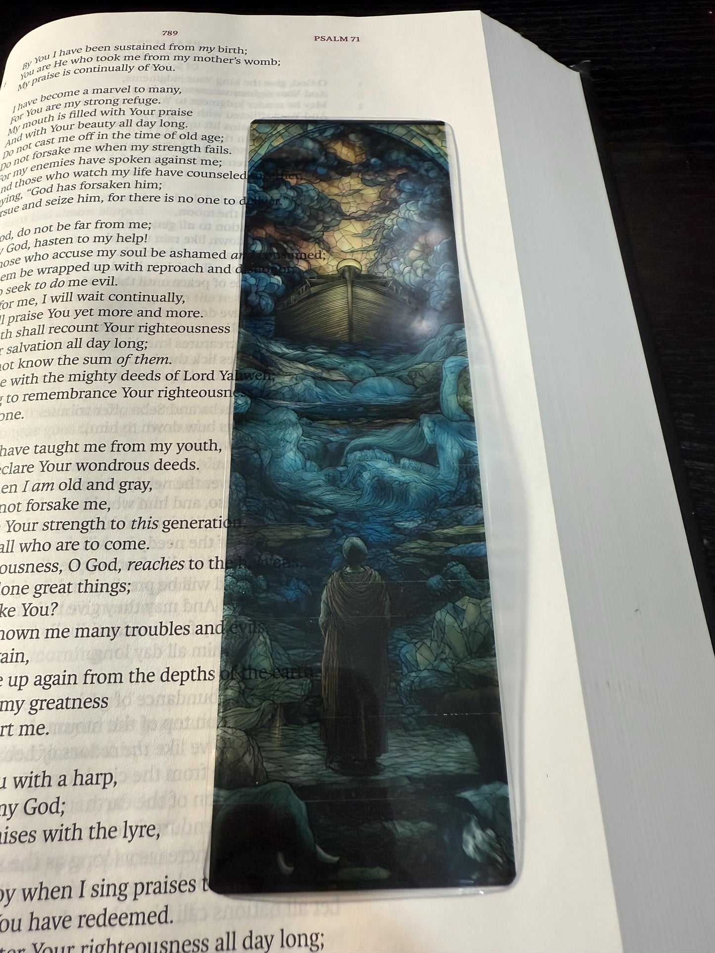 Stained Glass Transparent Bookmark Set 2 - Christian Scripture Bookmarks