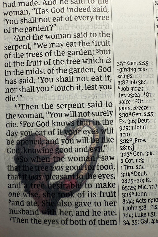 Clear Women Bible Stickers: Scripture Journaling Stickers