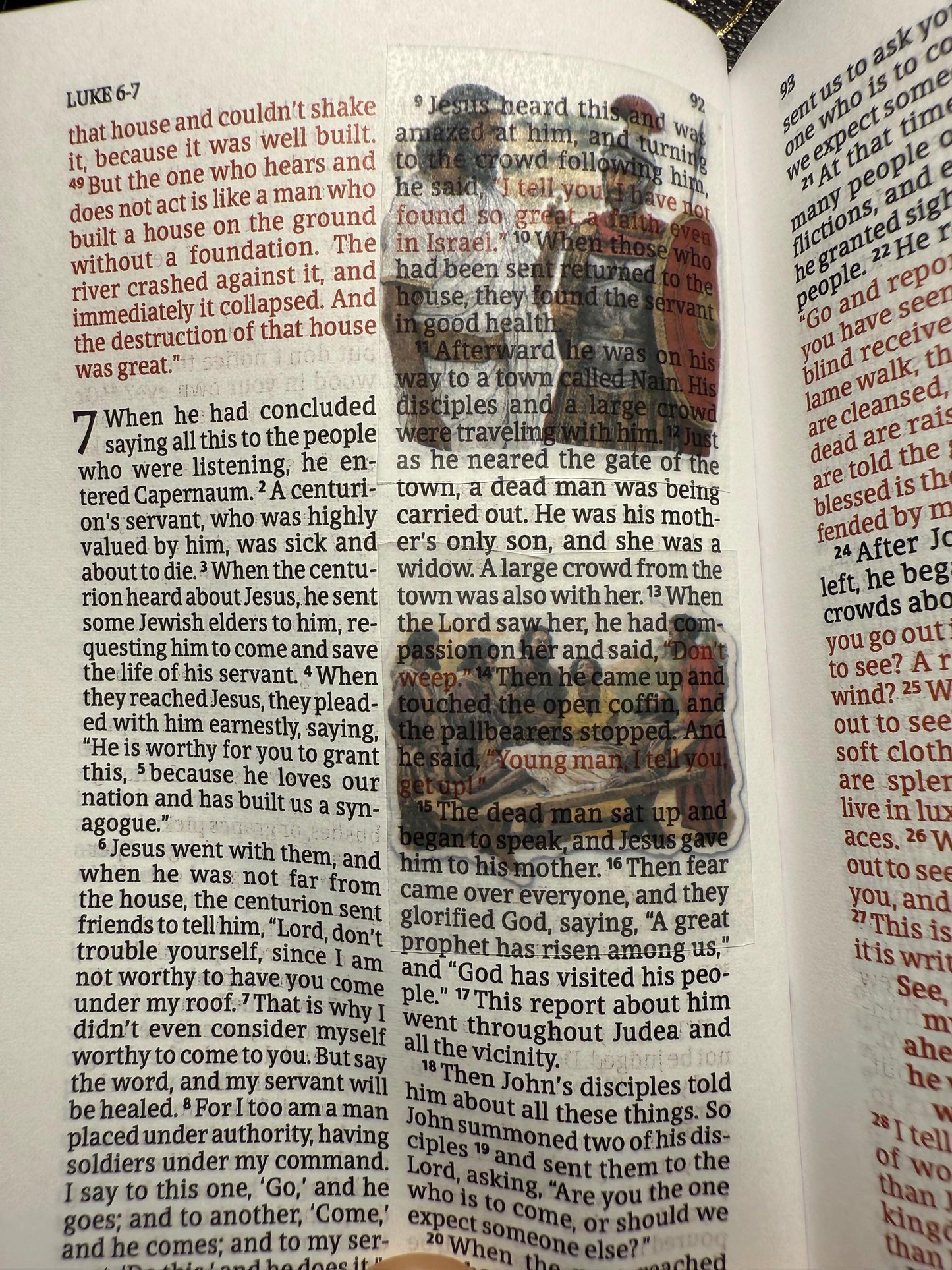 Compact Pocket New Testament with Psalms - Scripture Stickers (Precut/Standard)