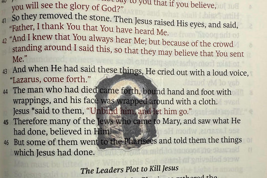 Clear Mini Bible Stickers: New Testament Scripture, Christian Gift